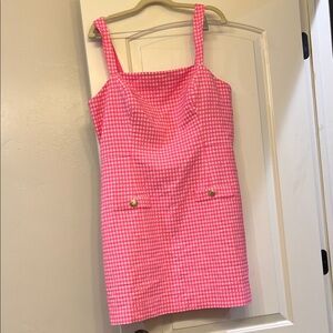 Lilly Pulitzer Sunkissed Pink Gingham Romper